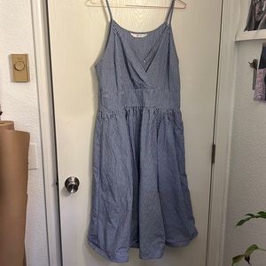 EShakti gingham blue dress with pockets - XL/16